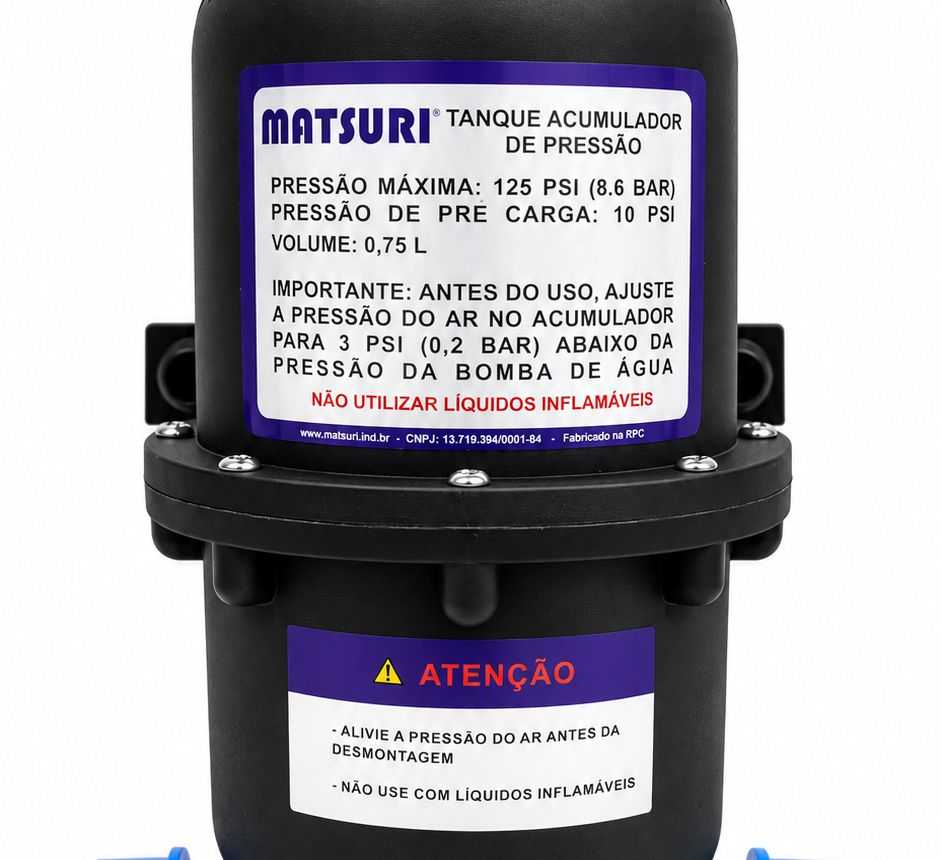 Acumulador de Pressão 0,75L