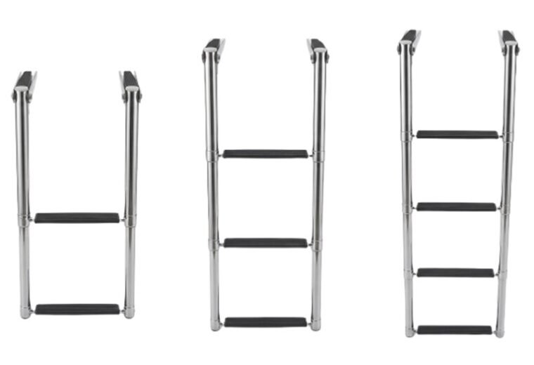 Escada Náutica Em Aço Inox
